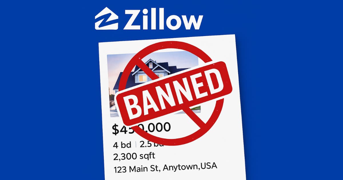 Cover image: Zillow Listing Ban: What Buyers, Sellers & Agents Need to Know (Opinion)